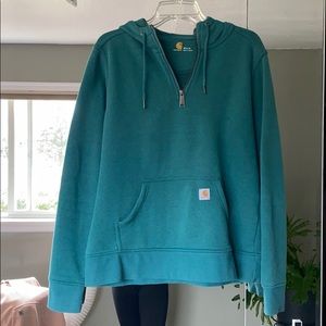 Medium Carhartt half zip hoodies